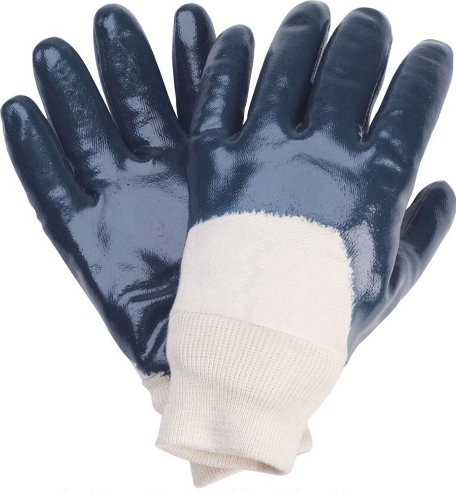 高密市華宏勞保用品廠家批發(fā) 120克全浸丁晴手套，絨布內(nèi)襯安全袖口，專(zhuān)業(yè)防護(hù)之選